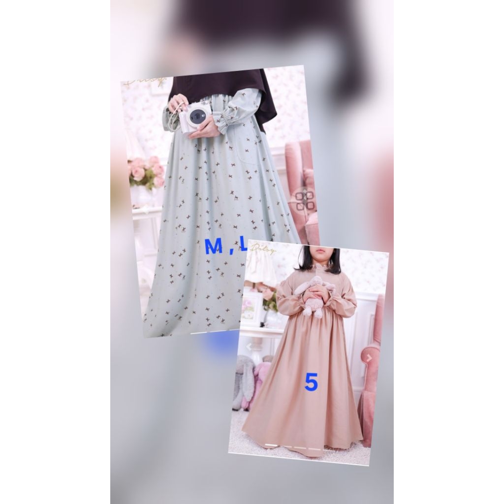 Little Deara, Vinette Forest Mint, Little Draessa Ditsy, Little Nimi Ditsy, Little Ivara Ditsy, Litt