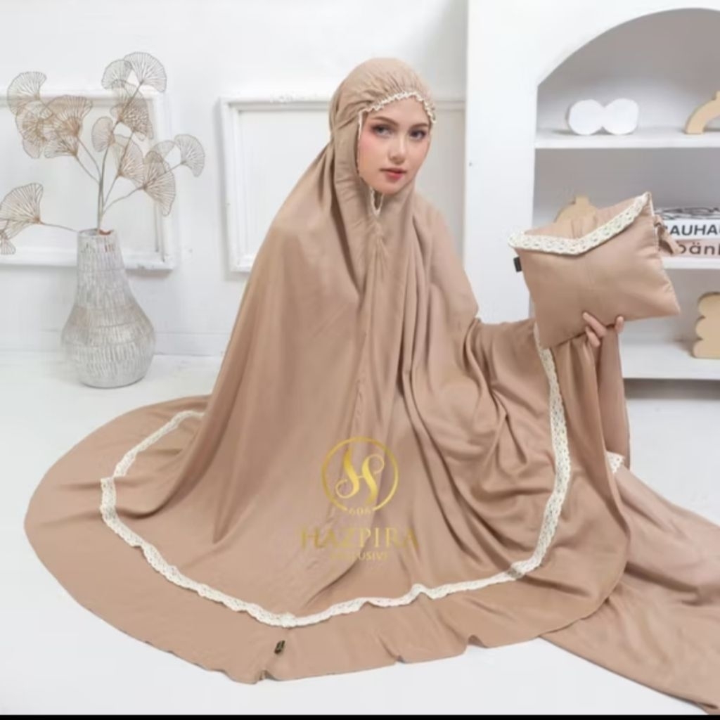 [ Sale ] Mukena Katun Rayon Putih Premium