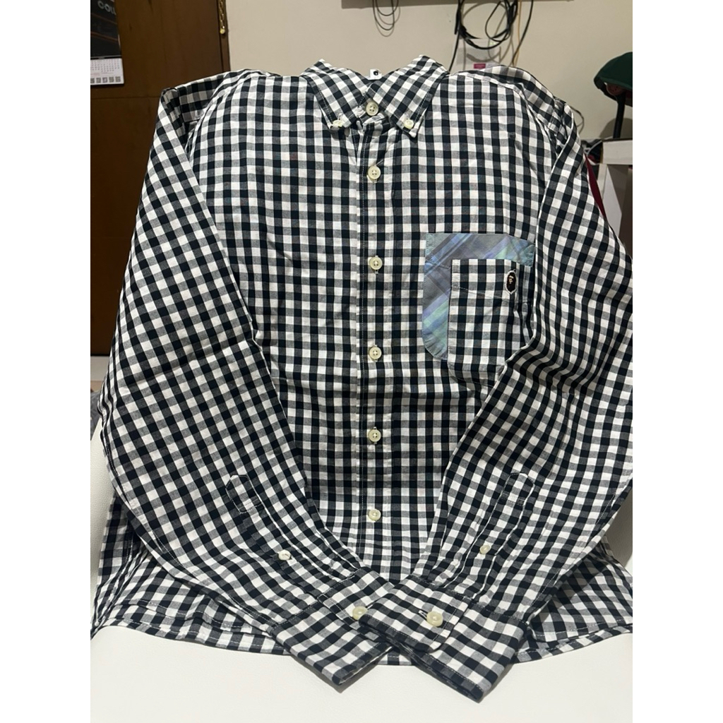 kemeja bape by bathing ape