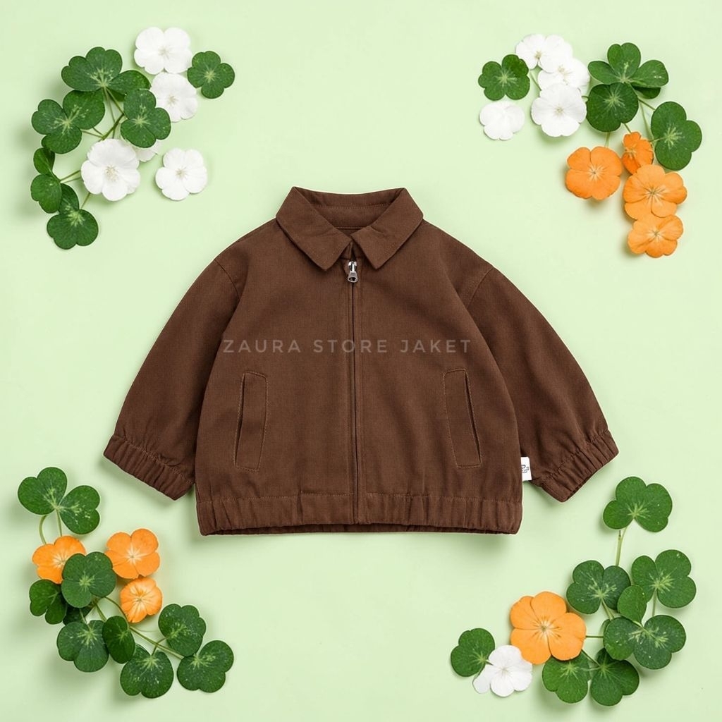 Jaket anak casual /jaket vintage anak /jaket canvas anak bahan catton /jaket anak perempuan laki lak