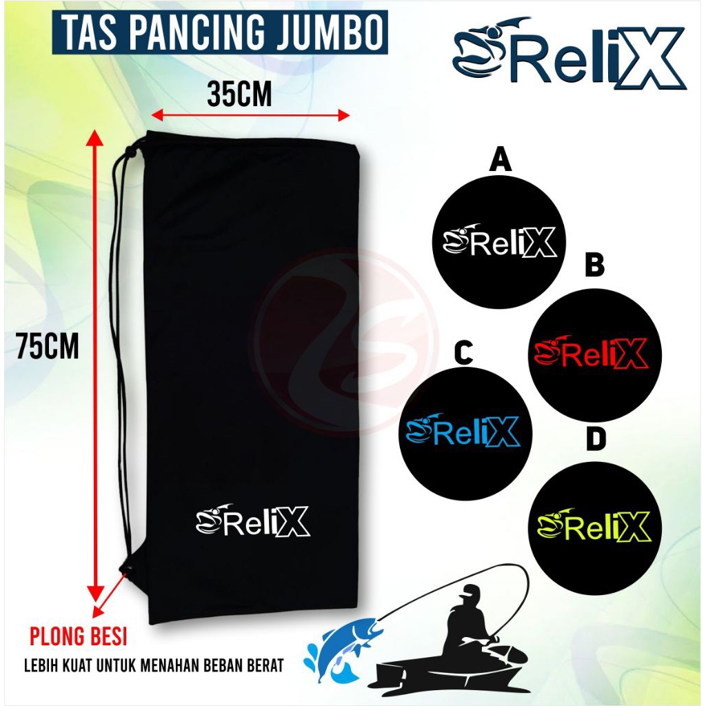 Tas serut mancing tas mancing jumbo tas mancing muat 2 joran+reel tas serut mancing sporty string ba