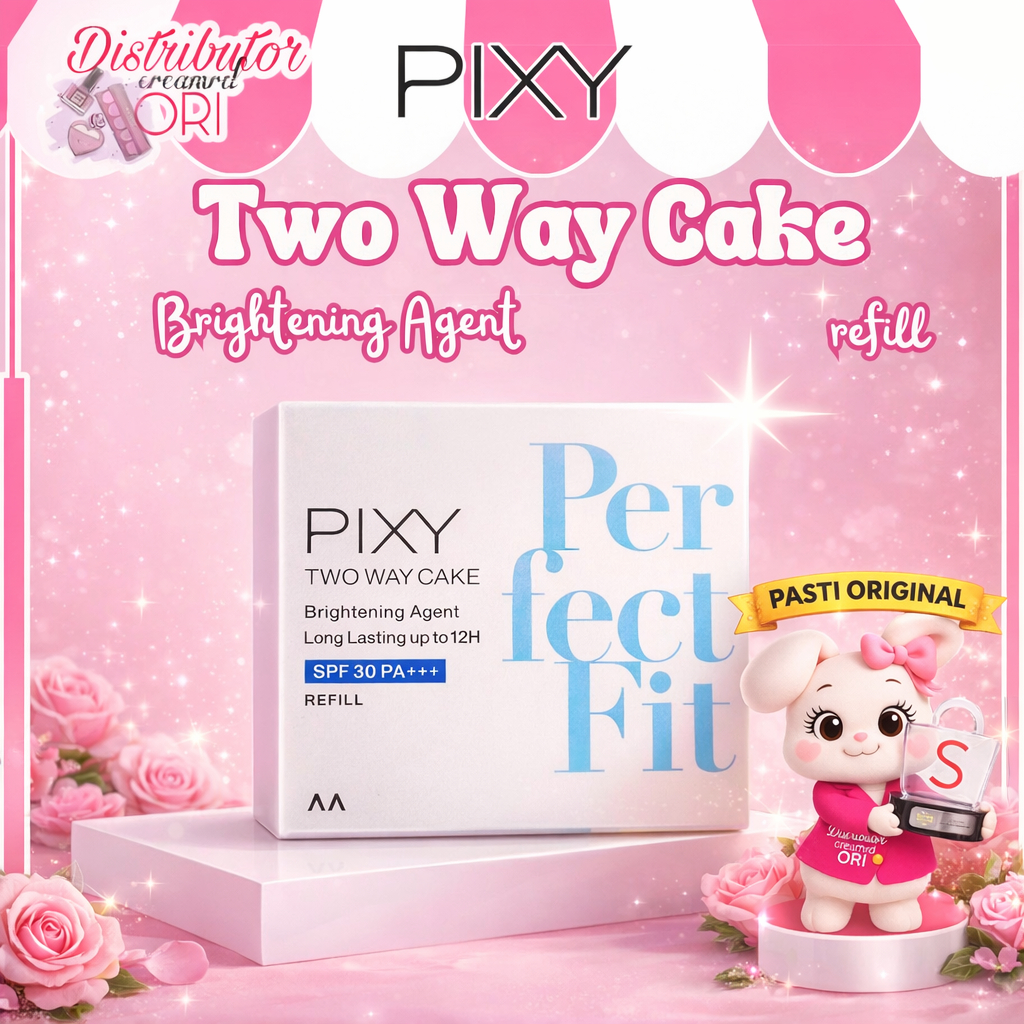 PIXY MATTE UV WHITENING TWO WAY CAKE REFILL | BEDAK  | ORIGINAL