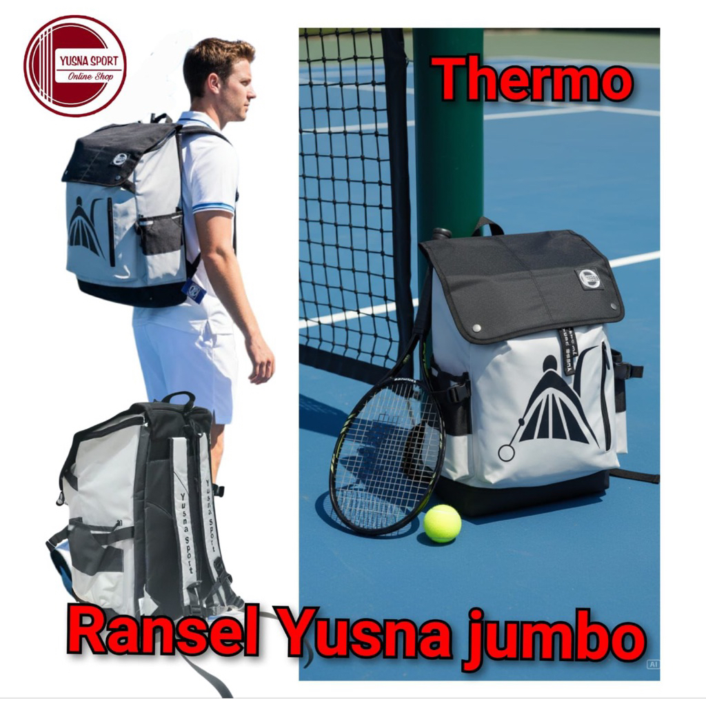 RANSEL TAS RAKET BULUTANGKIS BADMINTON JUMBO YUSNA SPORT ORIGINAL