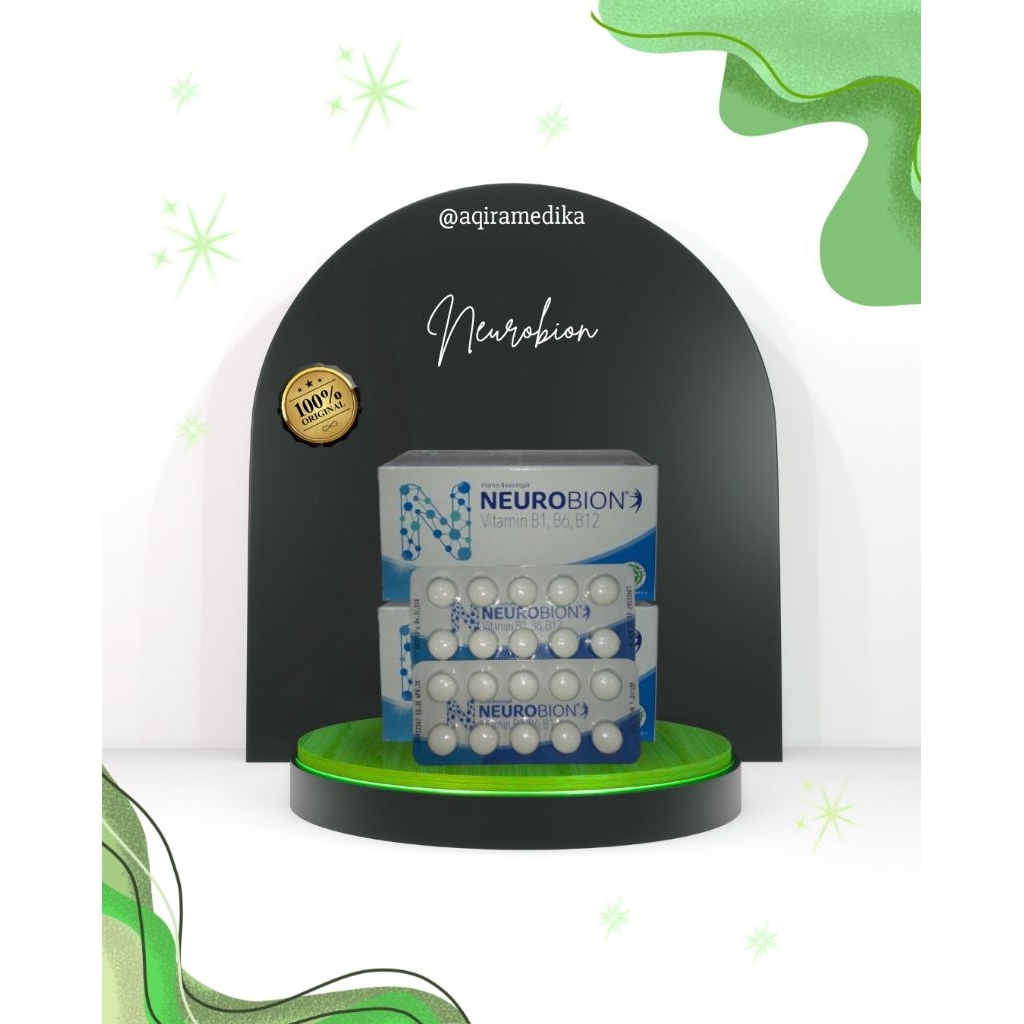 Neurobion Putih - Vitamin Otot & Saraf (1 Strip @10 Tablet)
