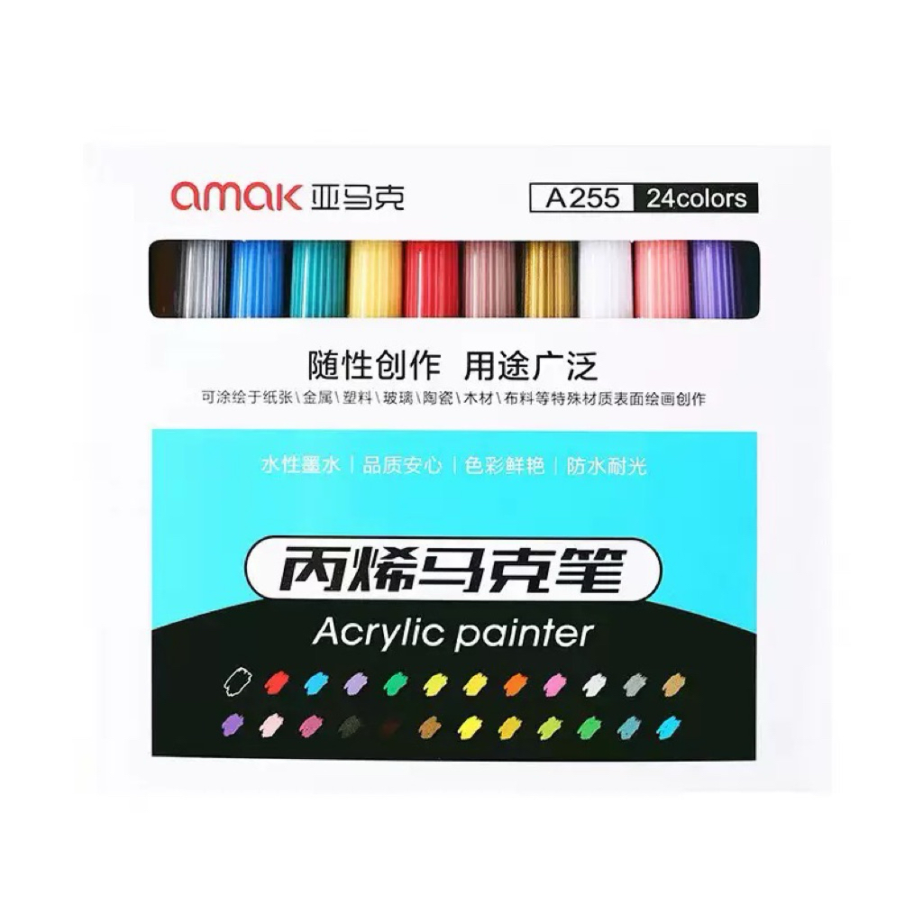 Spidol Warna 1set Isi 12 Warna/Spidol Warna Warni Perlengkapan Mewarnai Anak