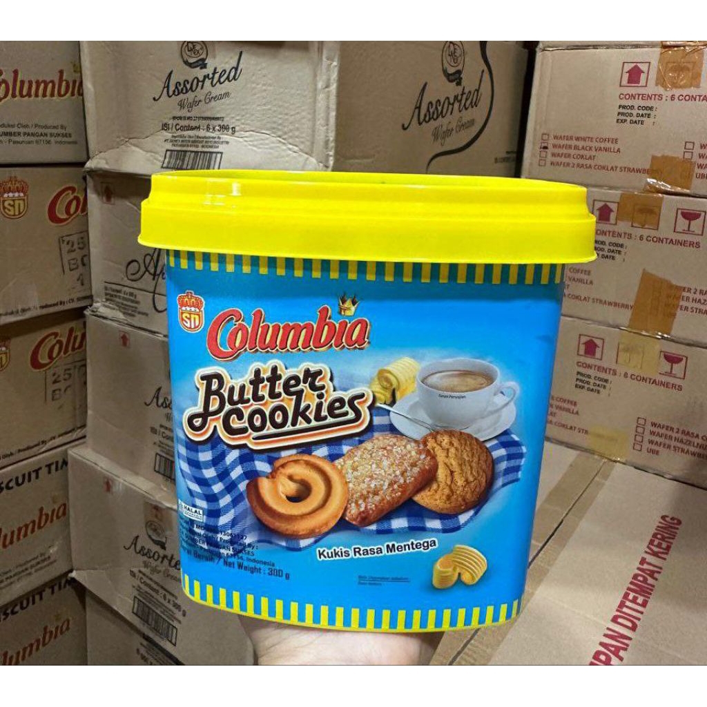 COLUMBIA BUTTER COOKIES PILIH DIVARIASI