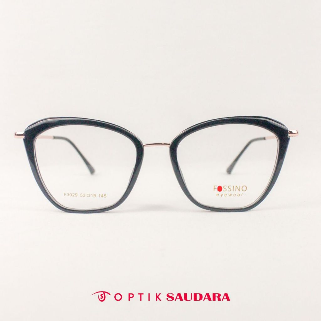Optik Saudara - Frame Fassino - Kacamata Wanita Model Cat Eye Super Stylish F FAS3029 C2 53