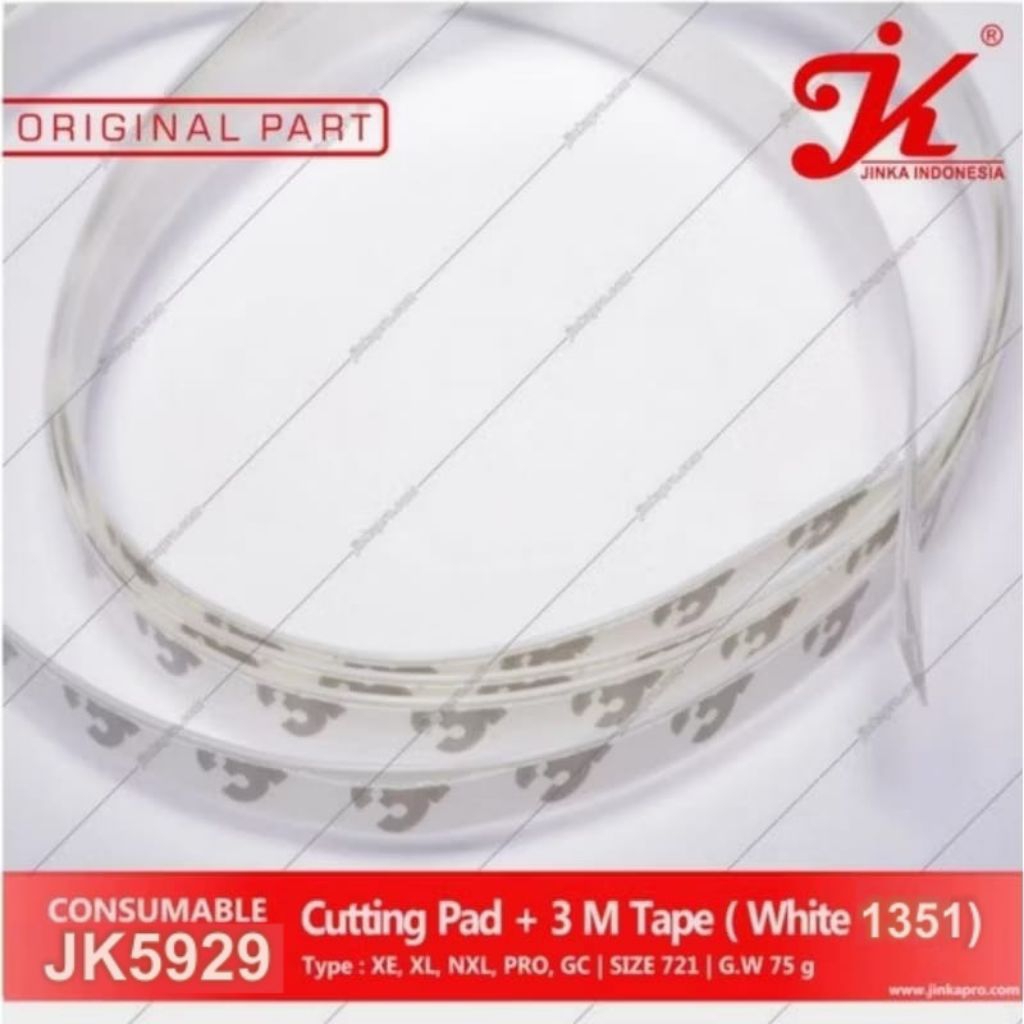 Jinka | Cutting Pad Mat + 3M Tape Tatakan Bantalan Mesin Cutting Jinka Grakitec type 1351 1352  | Cu