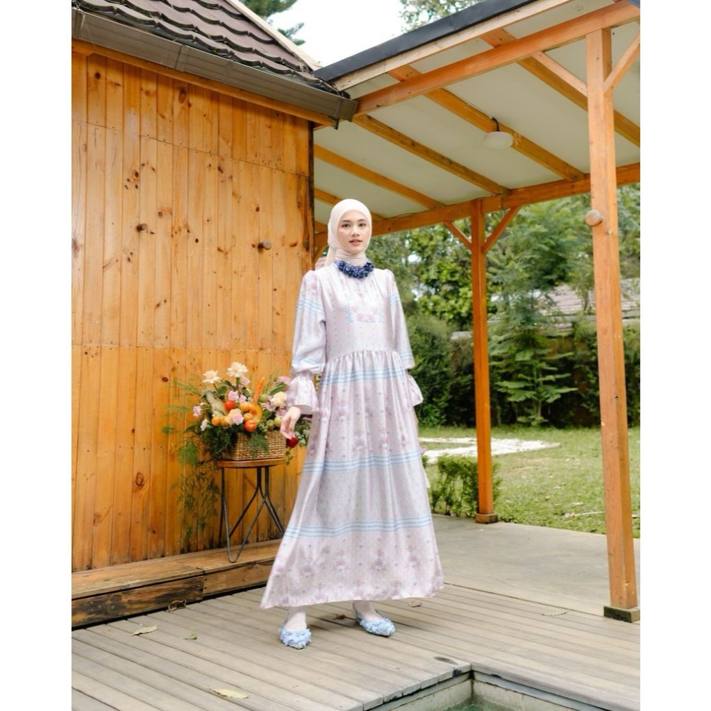 haidee & orlin preloved set raya mazaya signature dress size S