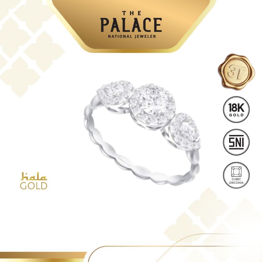 Hala Gold Pesona Elok Ring / Cincin wanita