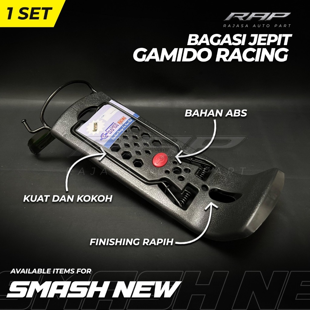 BAGASI TENGAH JEPIT SMASH NEW/DUDUKAN BAGASI JEPIT TENGAH SUZUKI SMASH NEW