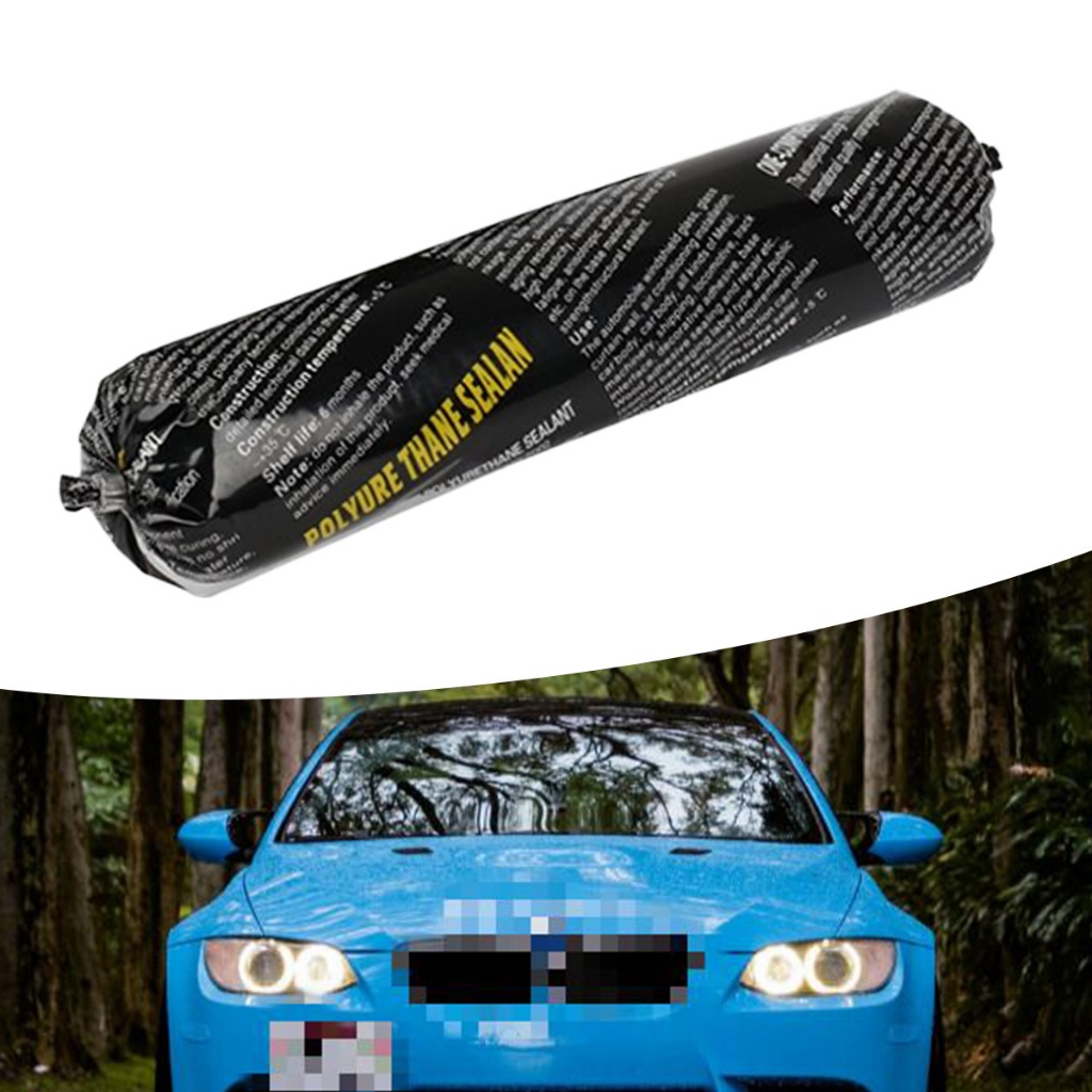 [500G] Auto Windshields Sealant PU Polyurethane Sealant Sealant kaca Viskositas tinggi Lem hitam Sea