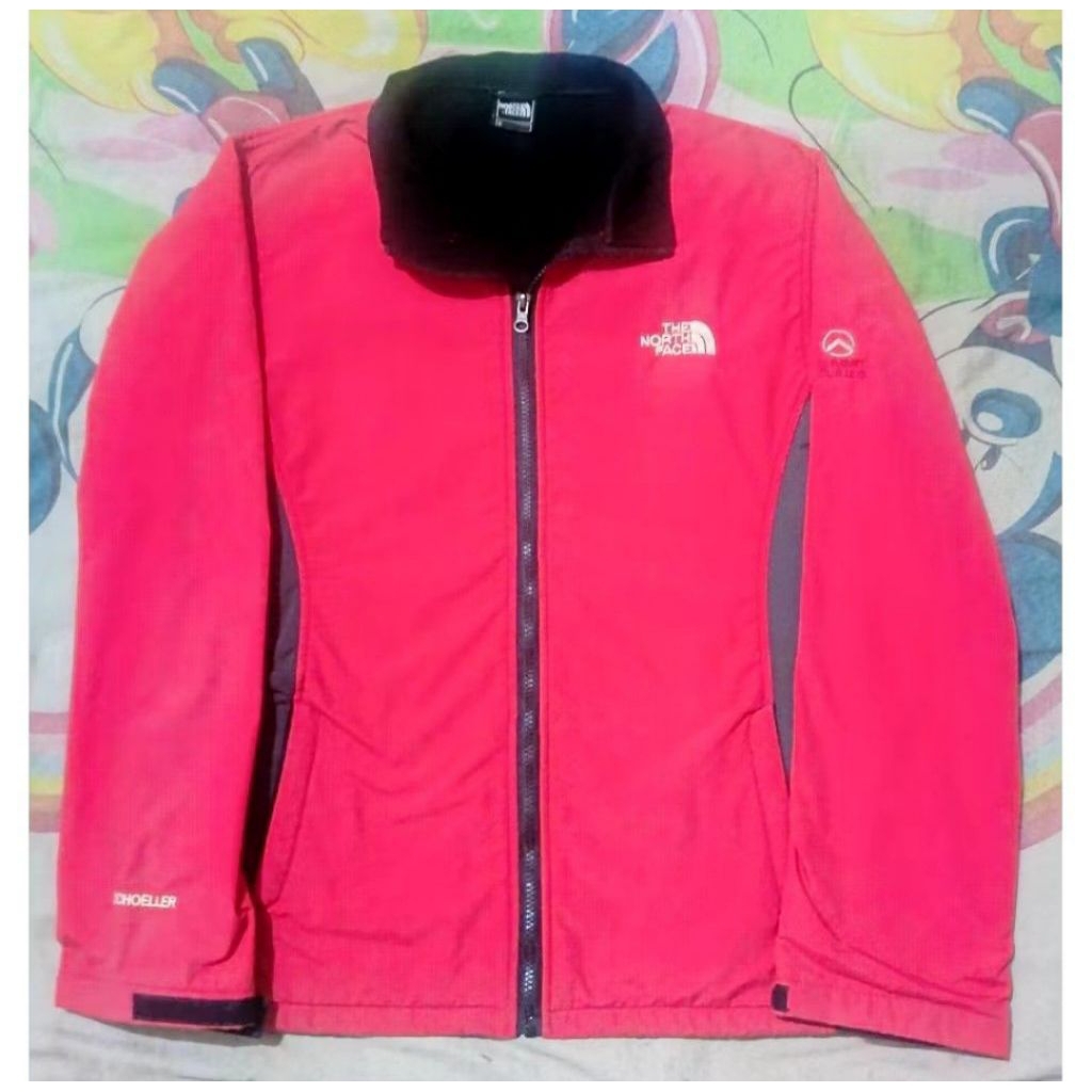 Jaket Vintage Casual The North Face Summit Series Schoeller Red