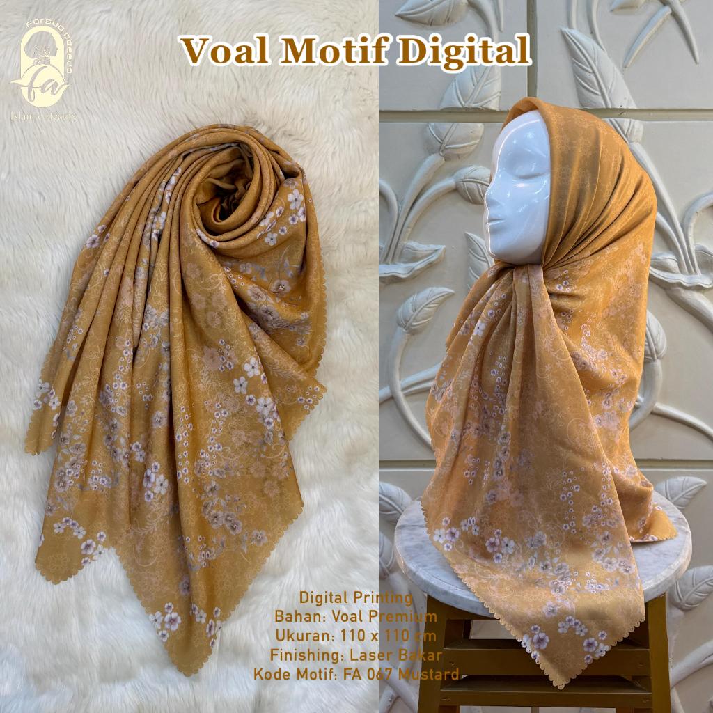 Farsya Adeeva - Voal Motif Digital LC FA 067