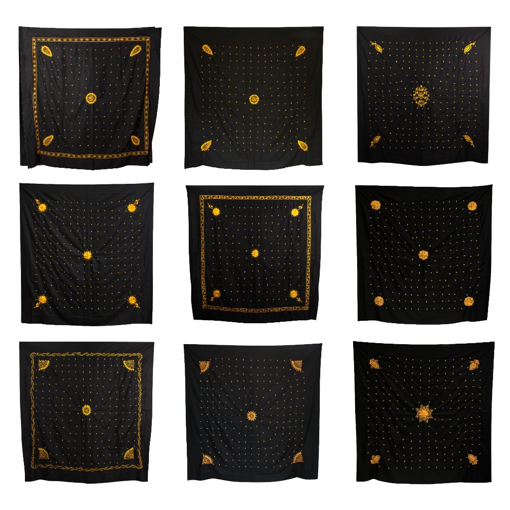 [MOTIF RANDOM] Yateer Ghobanah Imamah Hijazy Bordir Complete Color 150cm x 150cm