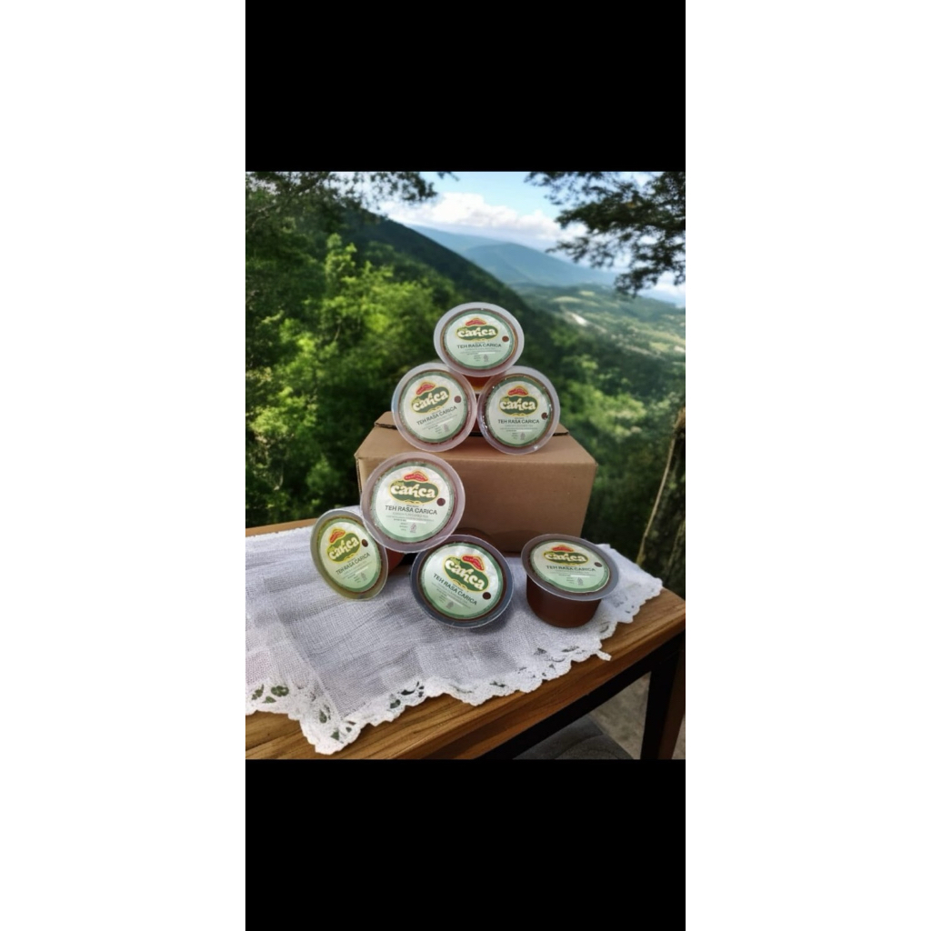 Teh Sari Carica PodangMas isi 12 cup/110ml