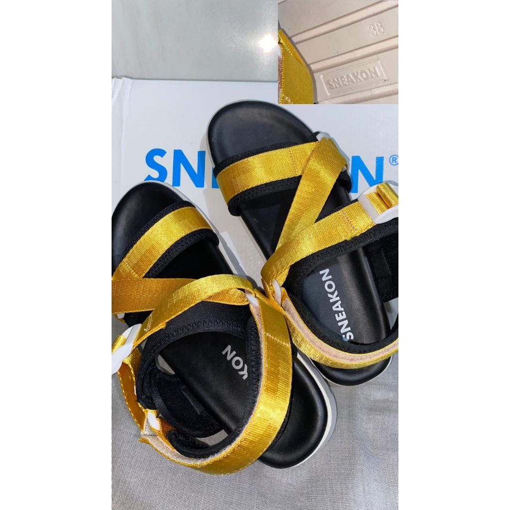SNEAKON Sparks Sandal Women - Yellow