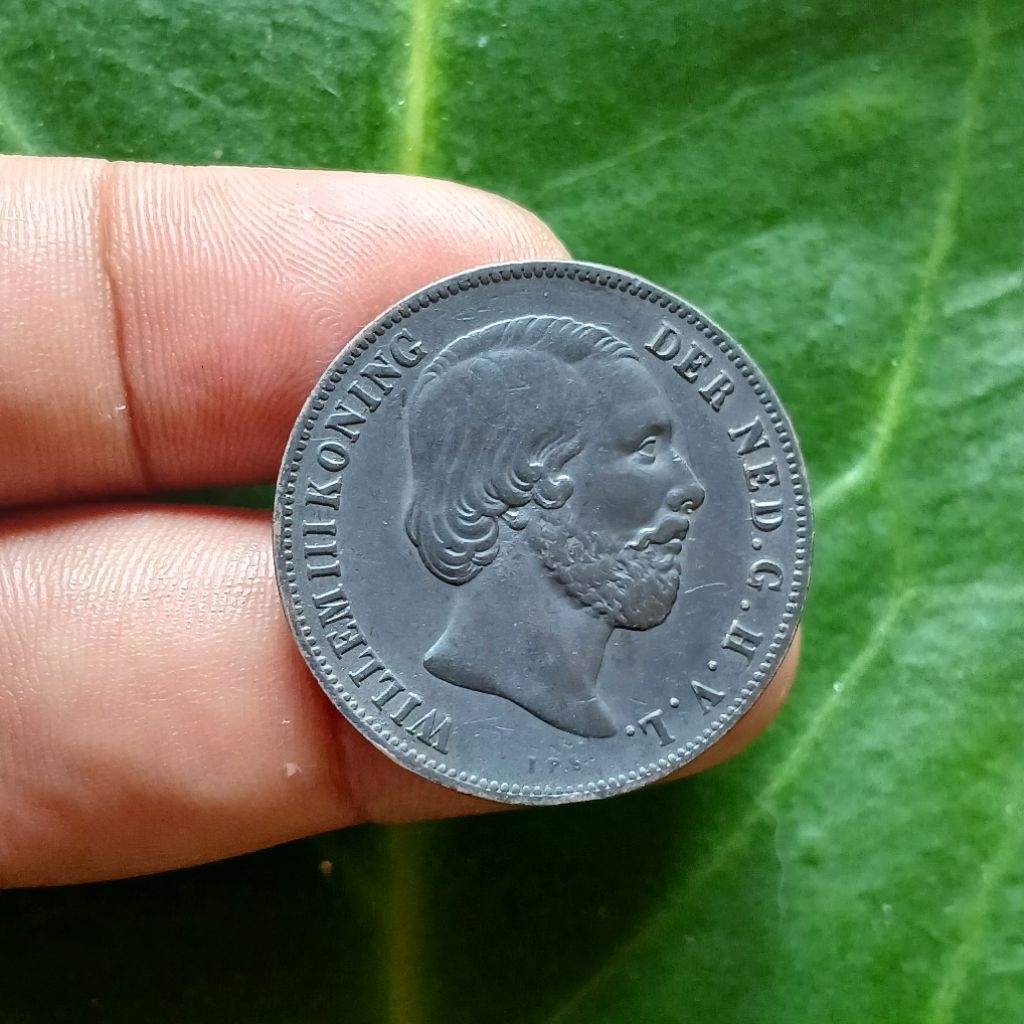 Koleksi Temuan Sungai Koin Perak 1 Gulden Willem III Th 1859