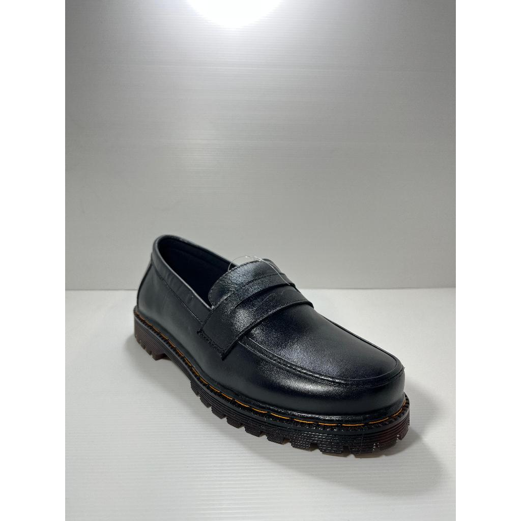 Sepatu pantofel pria formal slip on Bel-Bee DX 6013 Hitam