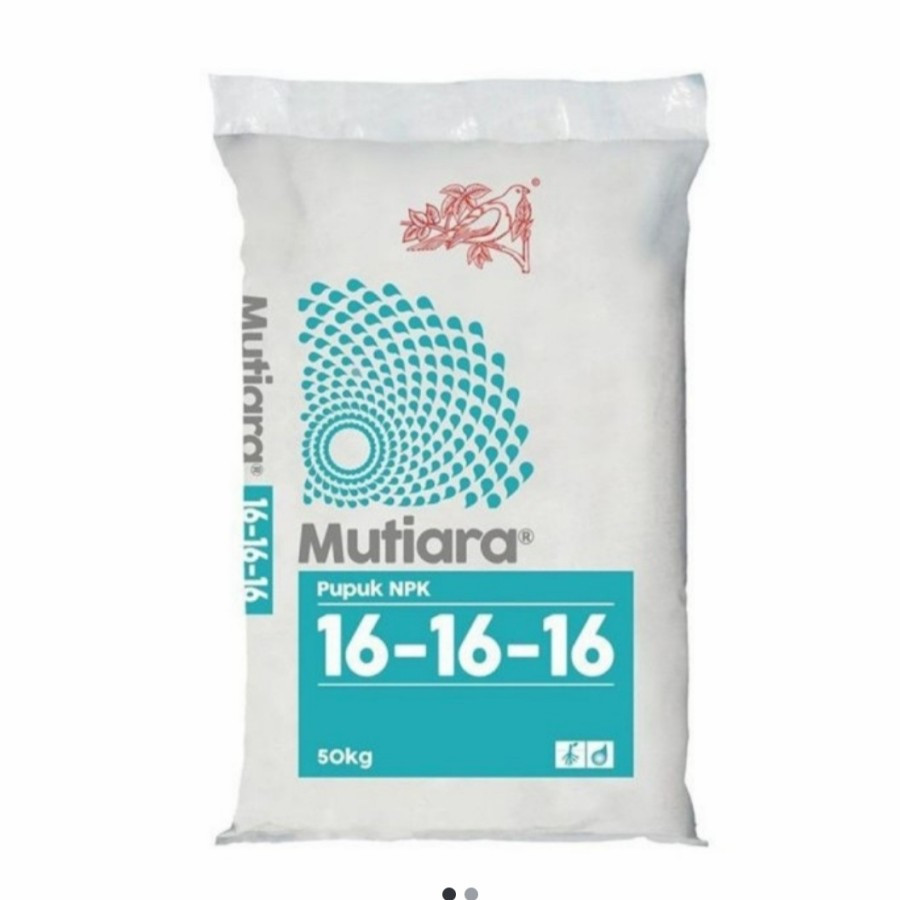 PUPUK NPK MUTIARA 16-16-16 KEMASAN PABRIK ORIGINAL 50KG