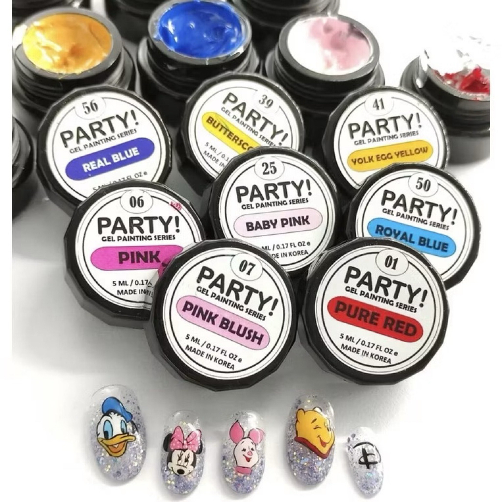 UV GEL PAINTING PARTY HALAL KUTEK GEL POT