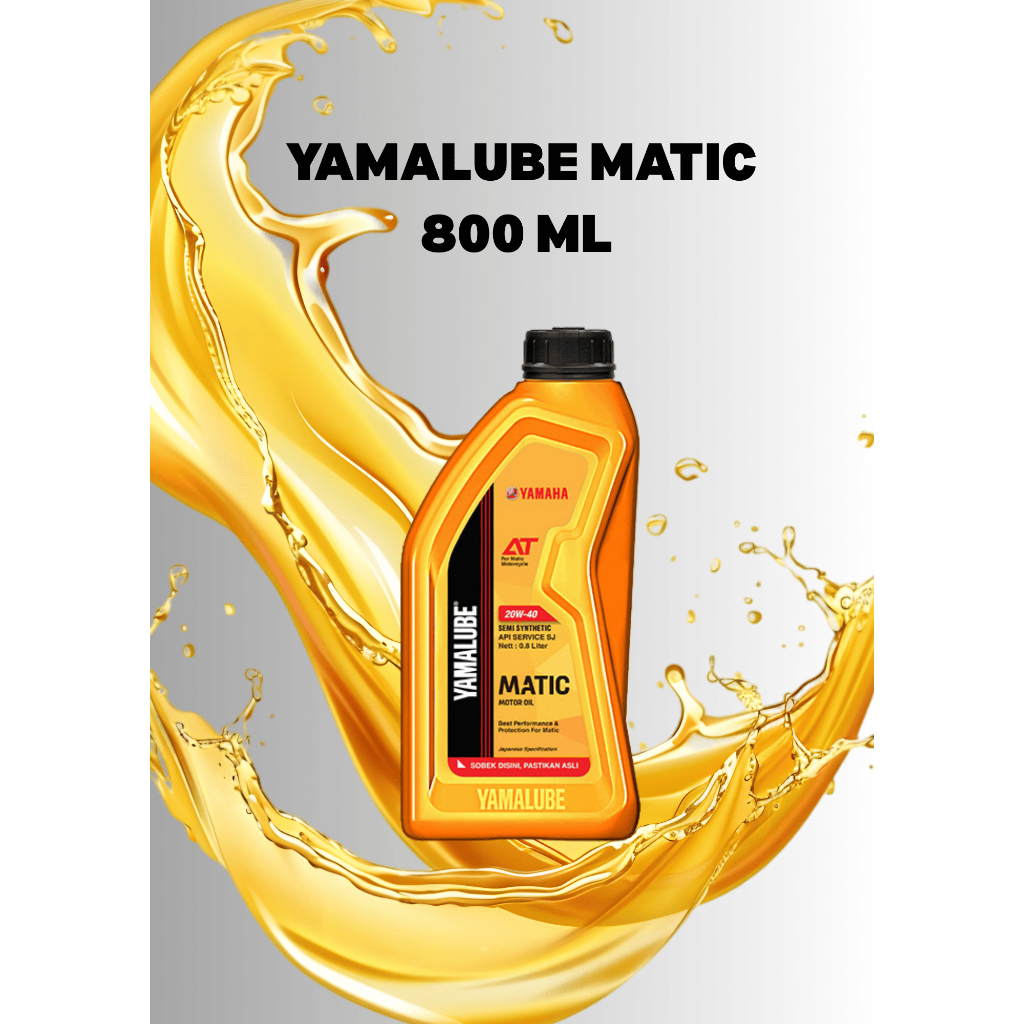 YAMALUBE MATIC 800ML 10W-40W , ANDALAN MOTOR MATIC