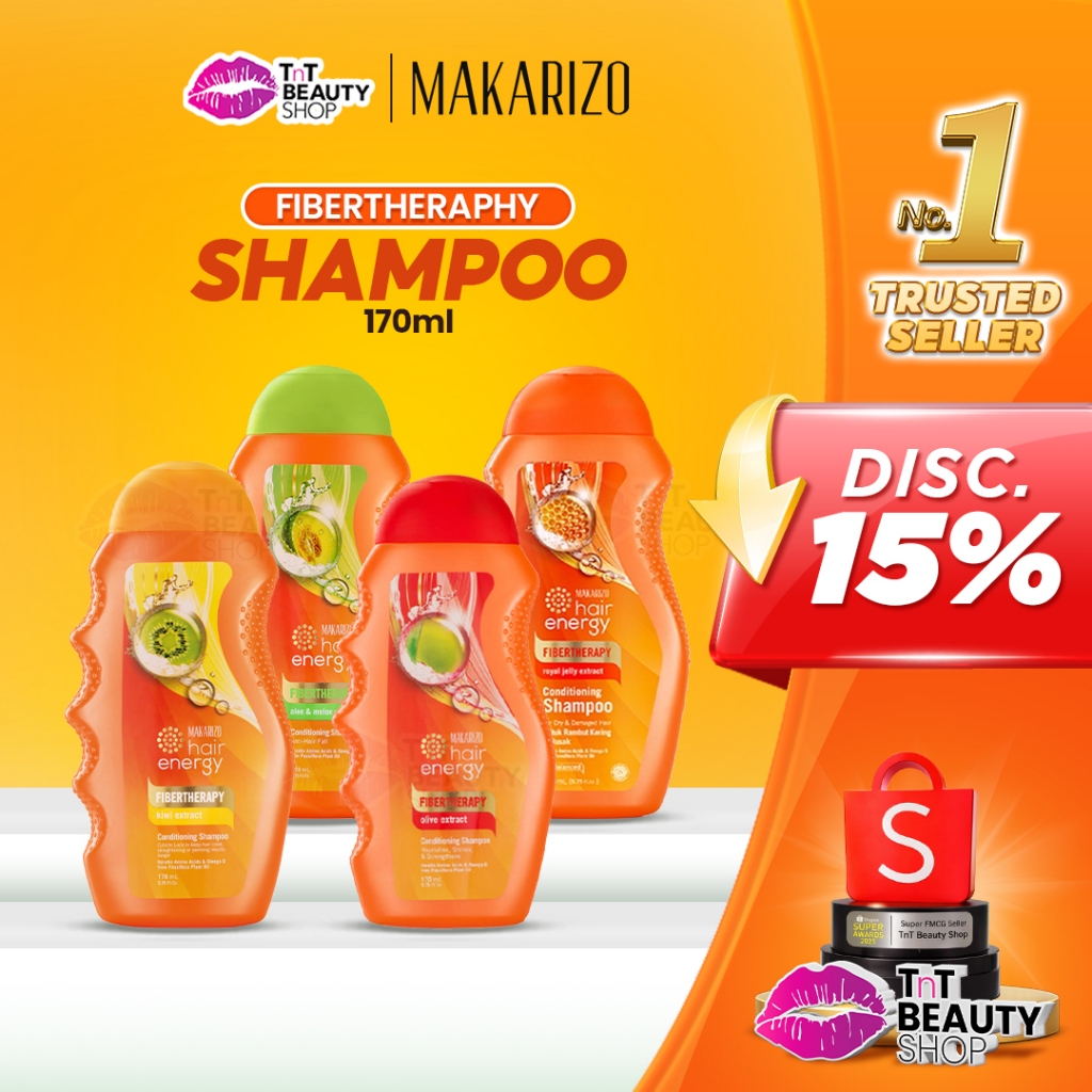 Makarizo Hair Energy Fibertherapy Conditioning Shampoo 170ml | TnT Beauty Shop