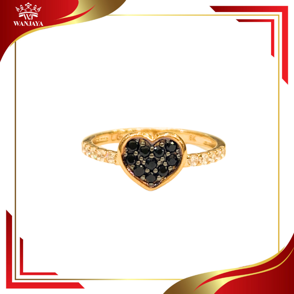 cincin wanita emas asli 8k - cincin emas asli - model baru