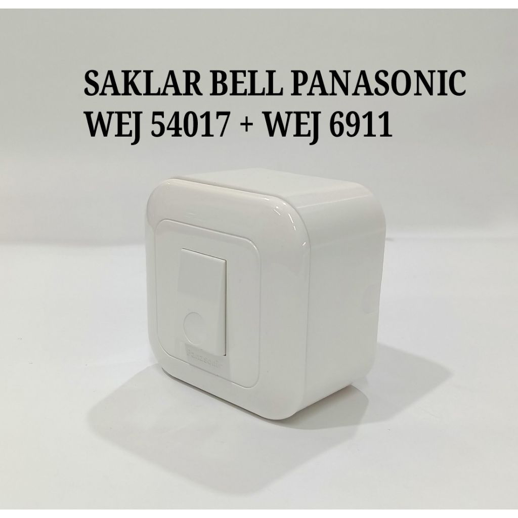 Saklar Bel Panasonic WEJ 54017 + OutBow Dus WEJ 6911