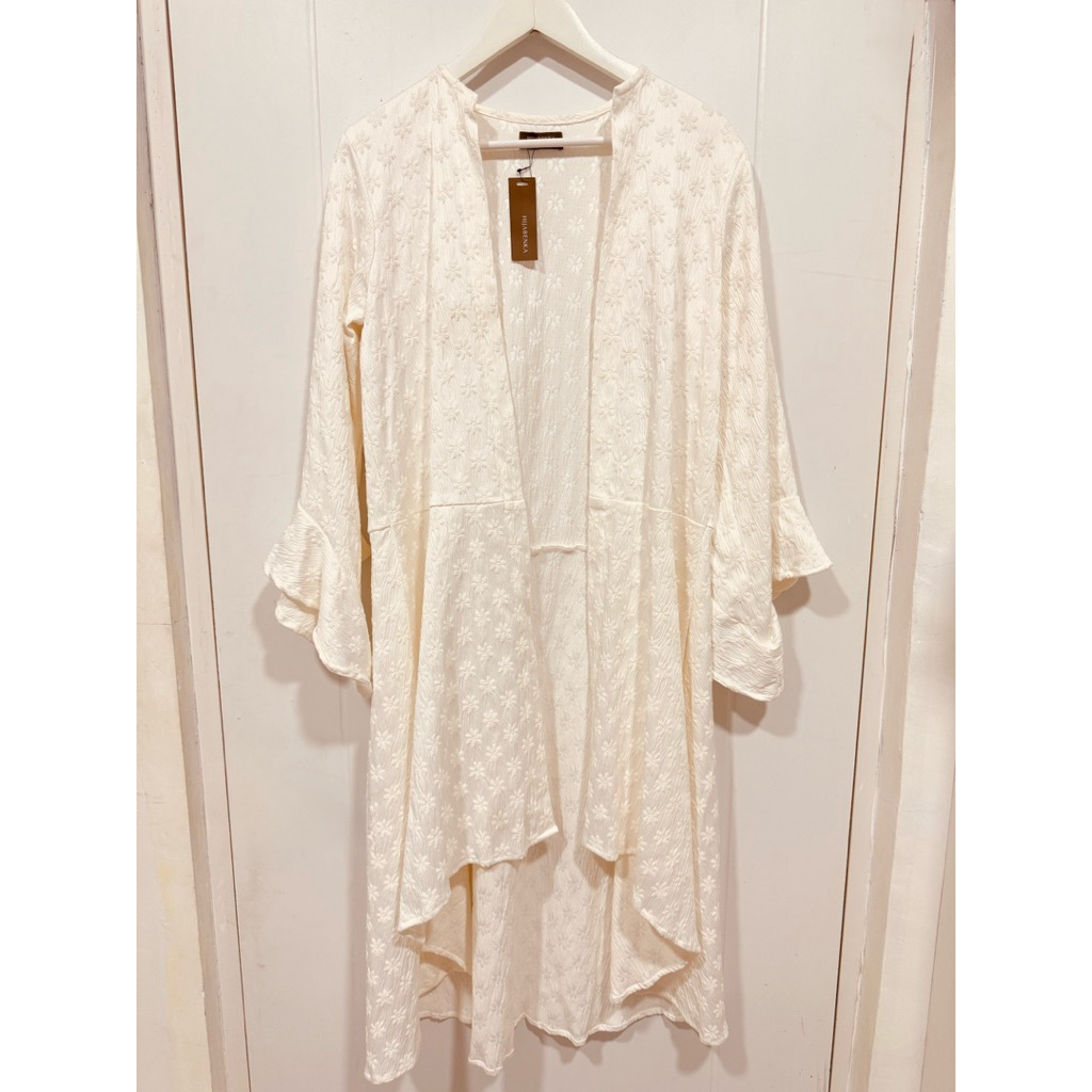 HIJABENKA TUNIK OUTER WHITE IED RAYA