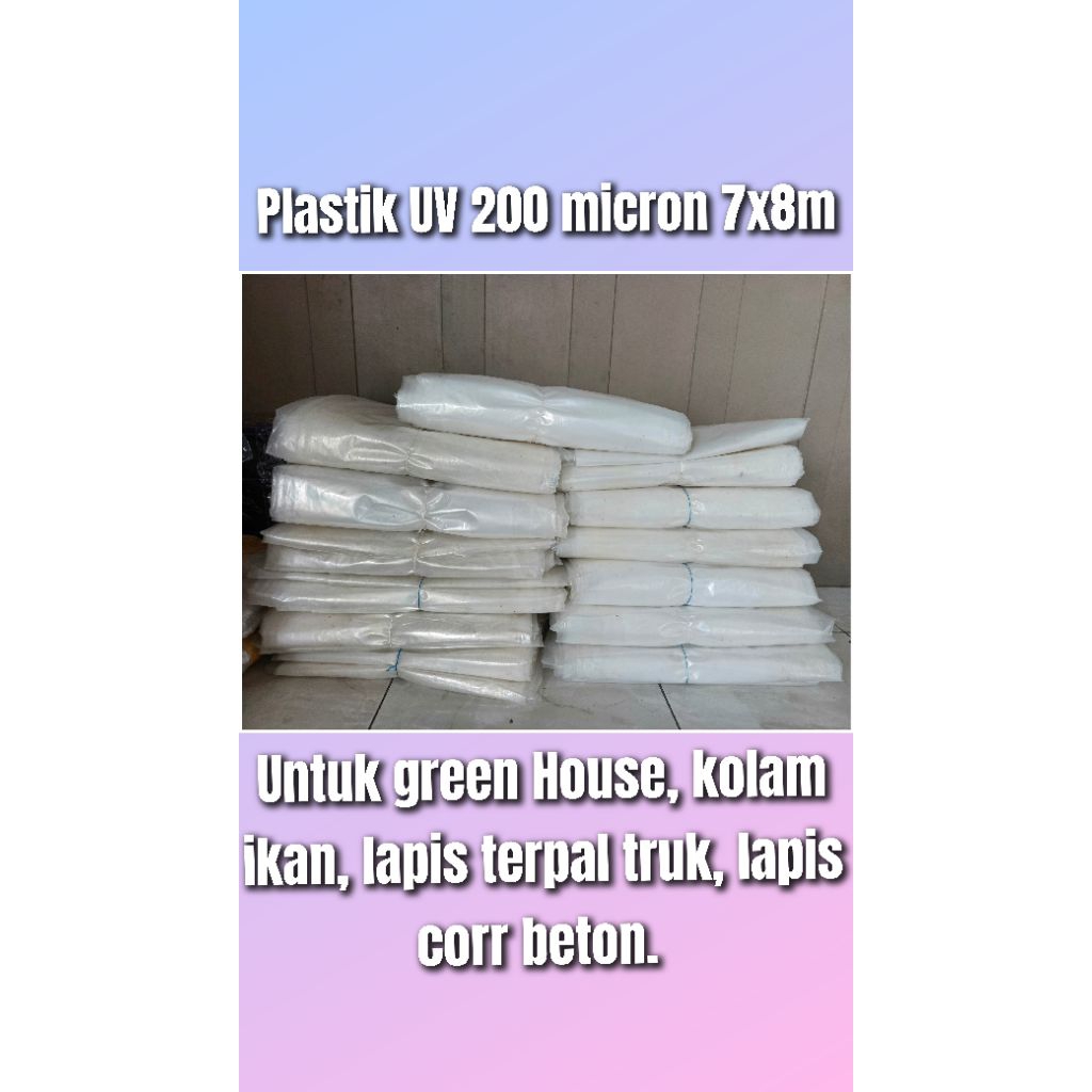 PLASTIK UV 200 MICRON 7X8