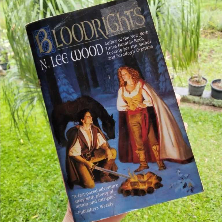 N. Lee Wood Bloodrights Buku Novel Fantasy Fiction Bahasa Inggris Preloved