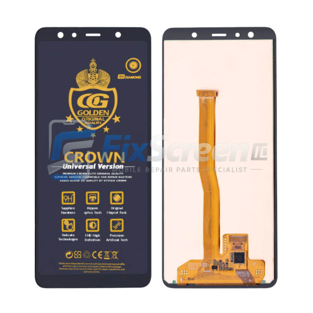 LCD SAMSUNG A7 2018 / A750 / (SAMSUNG GALAXY A7 2018) TOUCHSCREEN FULLSET COMPLETE ORIGINAL