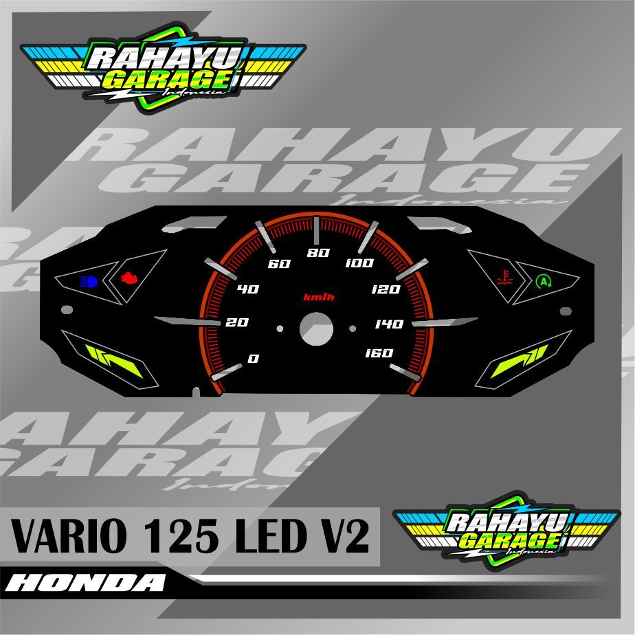 PAPAN SPEEDOMETER CUSTOM HONDA VARIO 125 LED V2