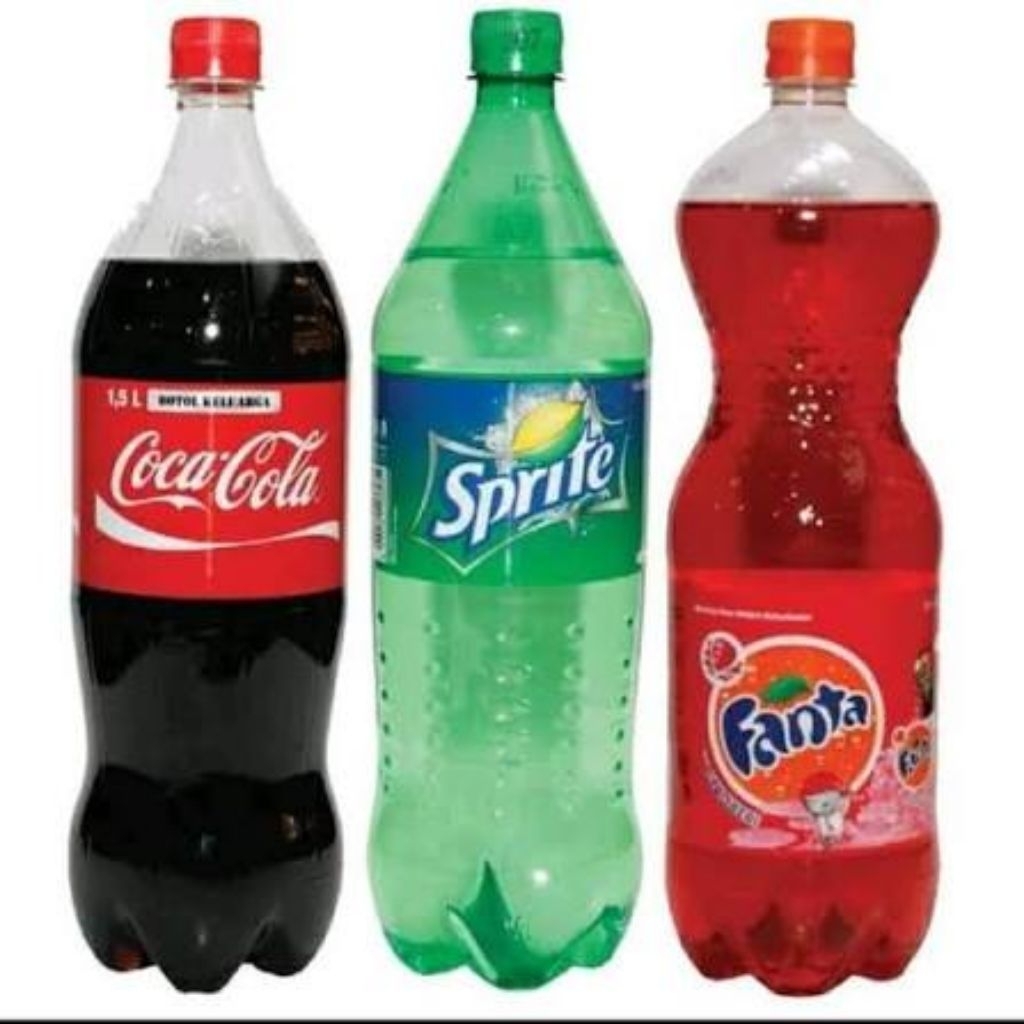 Coca cola, Fanta, Sprite 1,5L