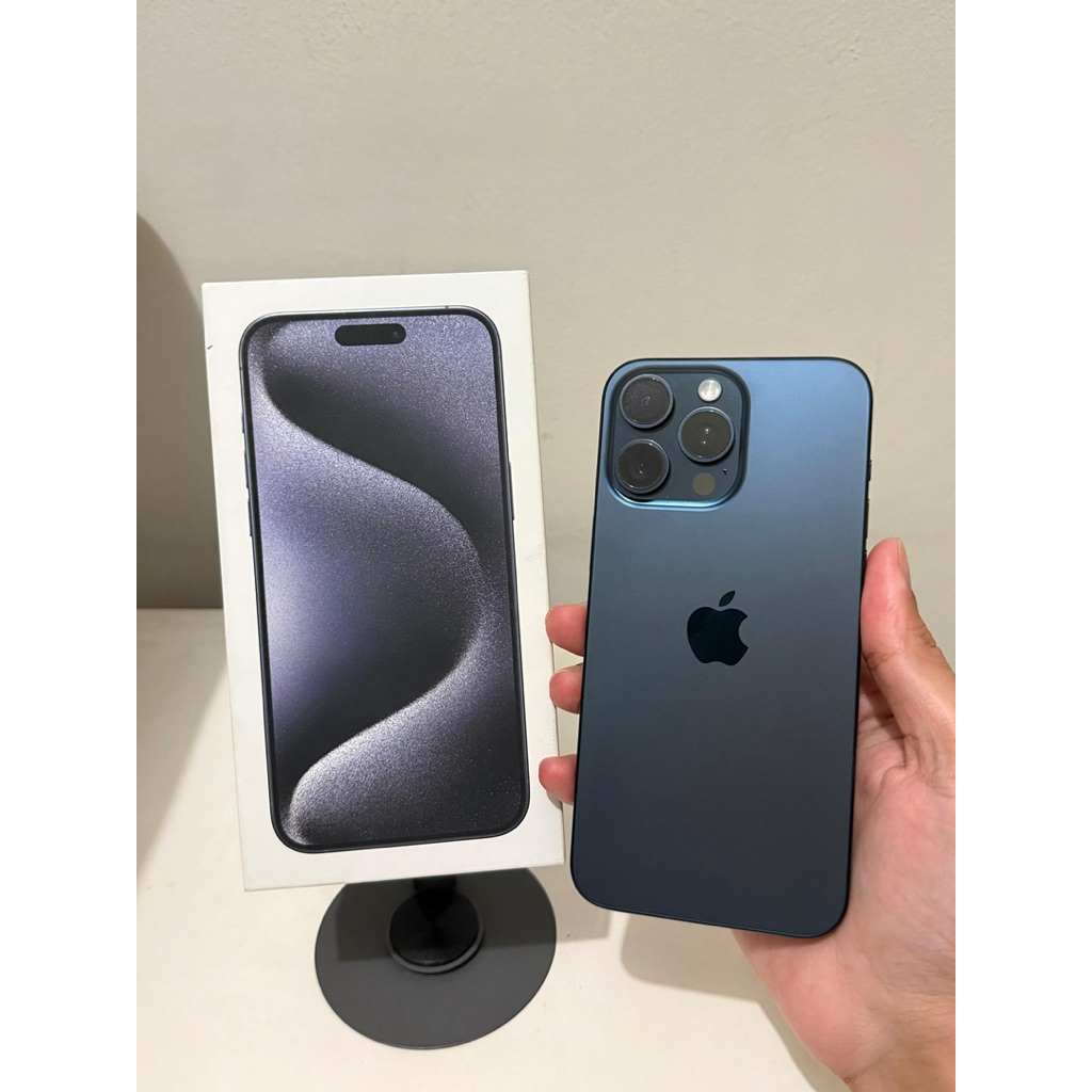 IPhone 15 Pro max 256GB bekas seperti baru. Garansi Resmi IBox