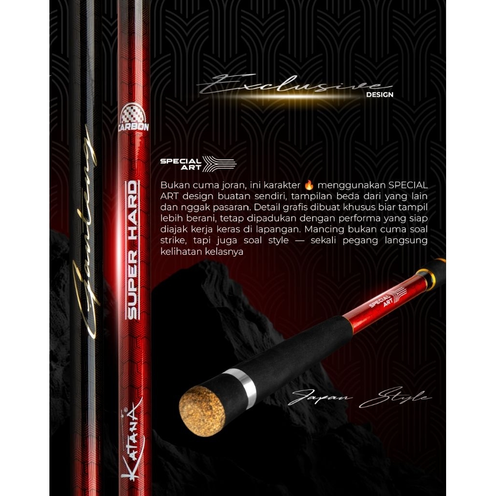 joran shorjig katana ganteng 902H 1002H 1102H