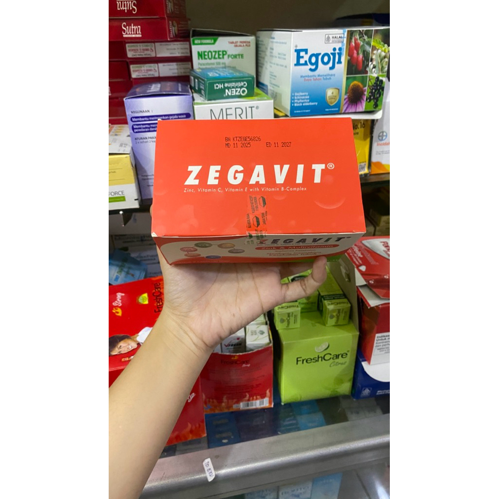 Zegavit 1 Box - Zink dan Multivitamin Memelihara Daya Tahan Tubuh