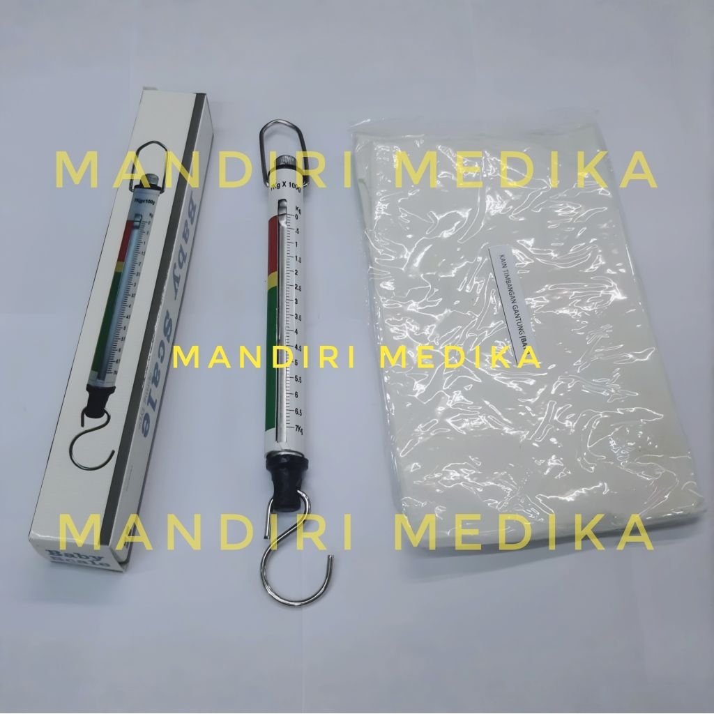 Timbangan Bayi Gantung 10kg Baby Spring Scale 10 Kg + Kain Original