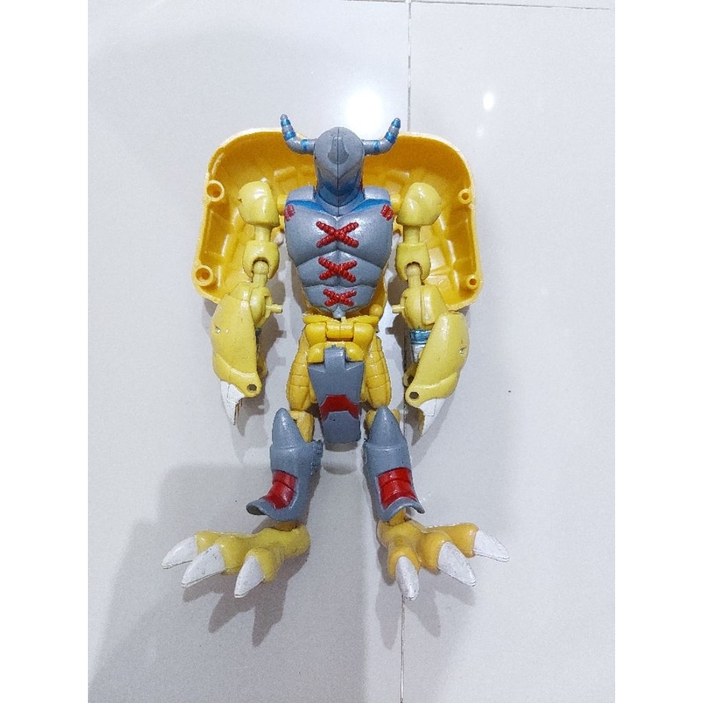 Digimon Figure Digivolving Wargreymon Junk Part Bootleg