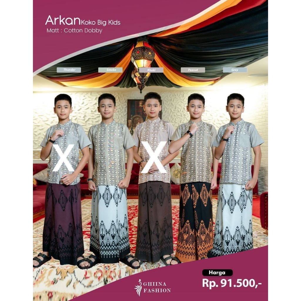 Arkan Koko by Ghiina Fashion || Koko anak Koko Katun