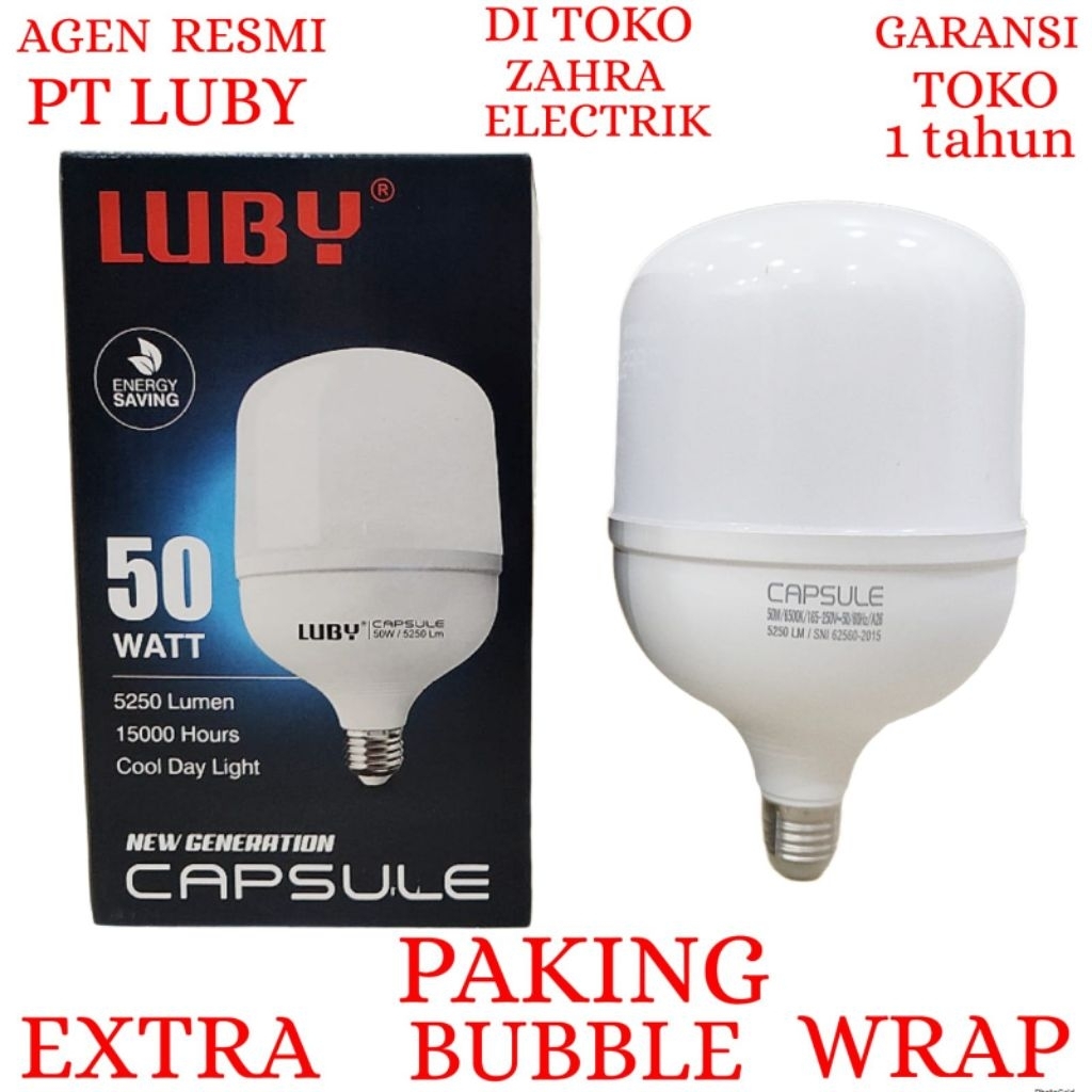 BOHLAM LED LUBY / LAMPU LED LUBY CAPSULE 50W