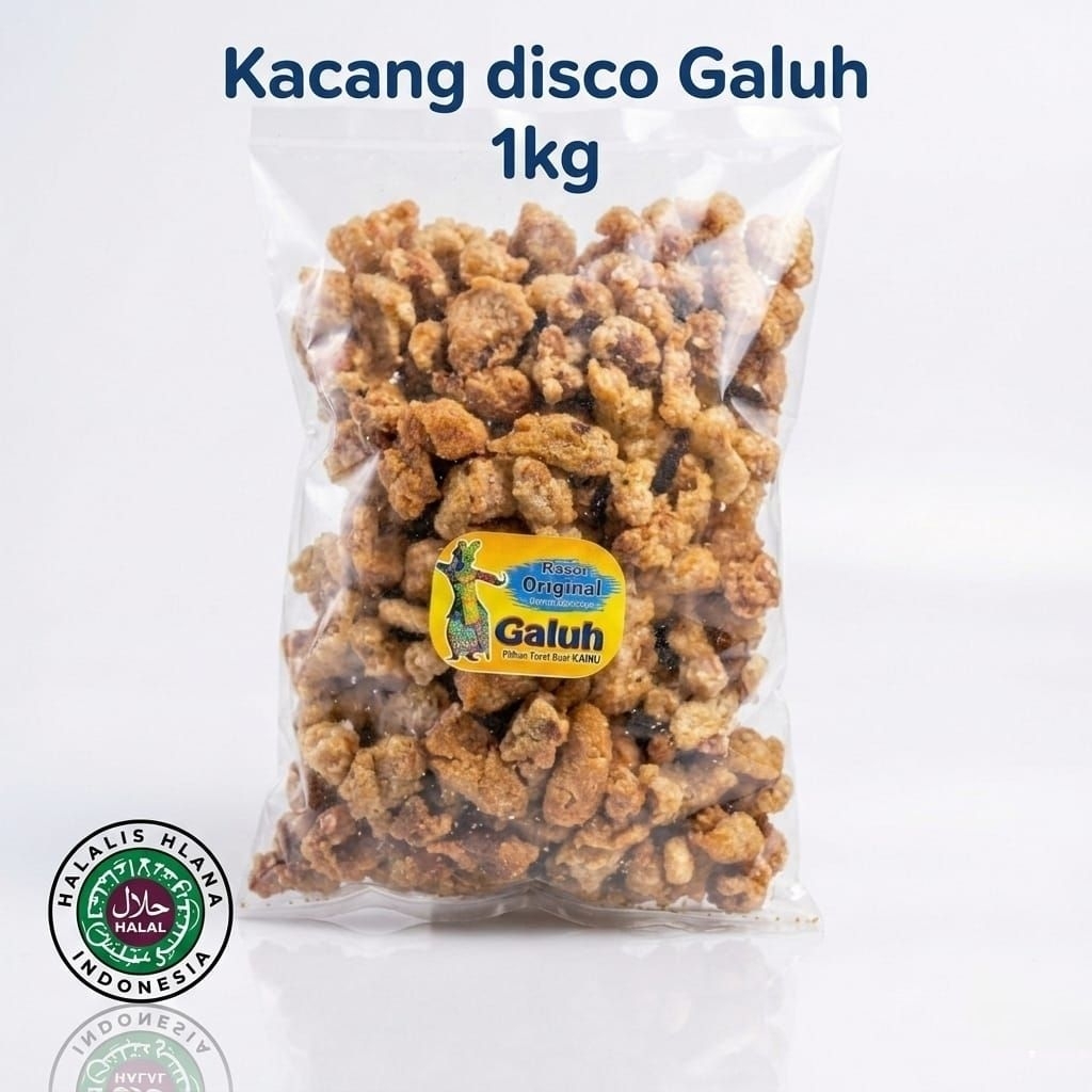 Kacang Bandung 1kg, Kacang Disco Kiloan, Snack Kacang Goreng tepung kribo medan Oleh oleh Khas bali