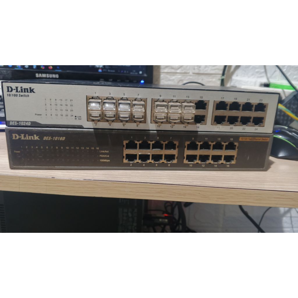 switch 16port dan 24port