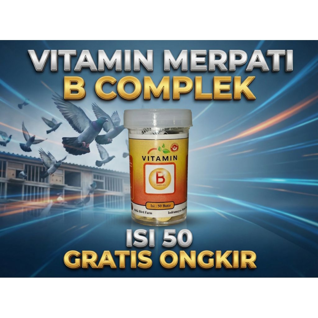 VITAMIN B-COMPLEX MERPATI ISI 50 BUTIR