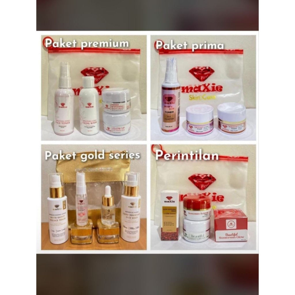 CREAM MAXIE GLOW MAXIE SKINCARE ORIGINAL BPOM ORIGINAL 100% AMPUH MEMUTIHKAN KULIT AMAN OBAT JERAWAT