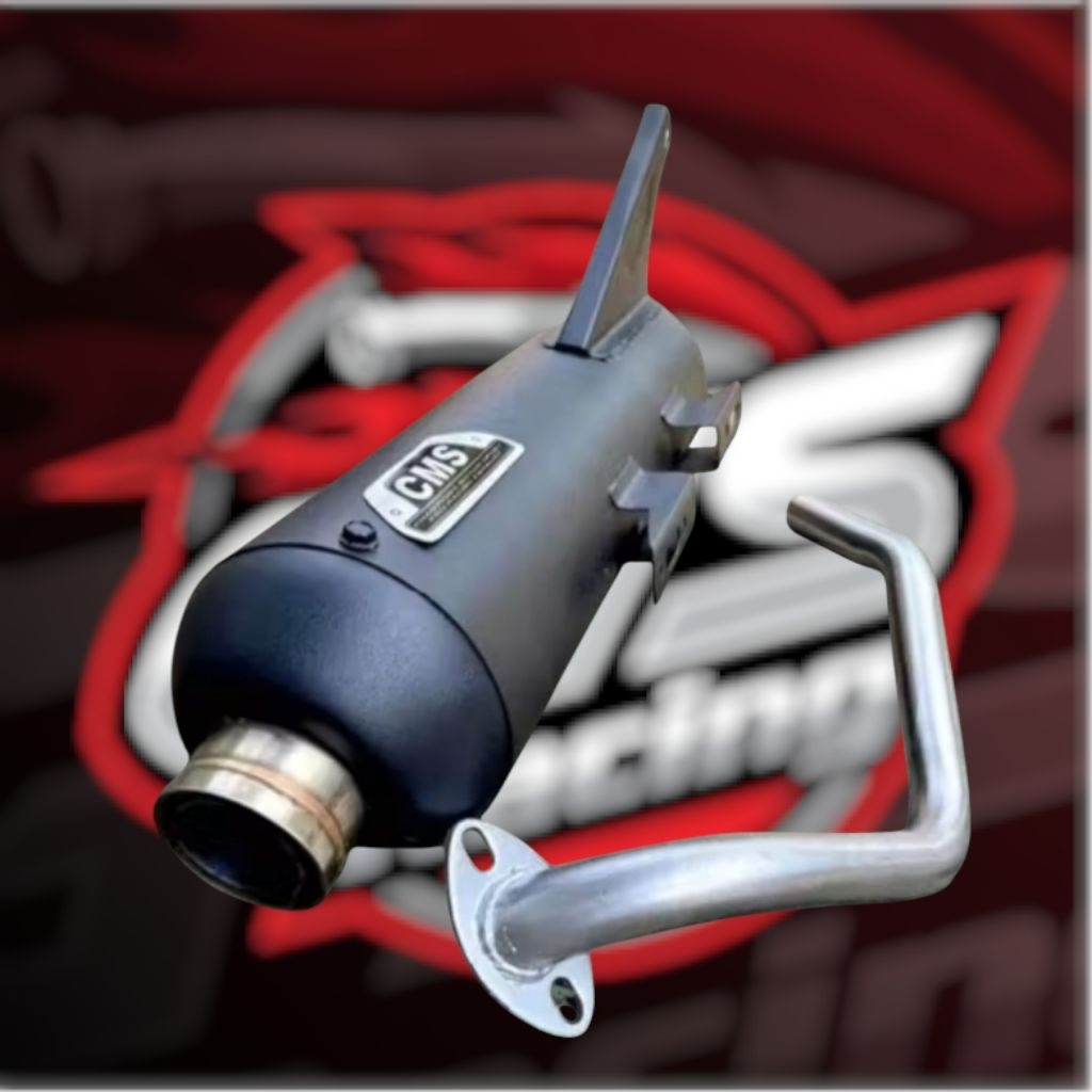 Knalpot Moncong Shijiro Original CMS EXHAUST Beat Vario Scoopy Mio