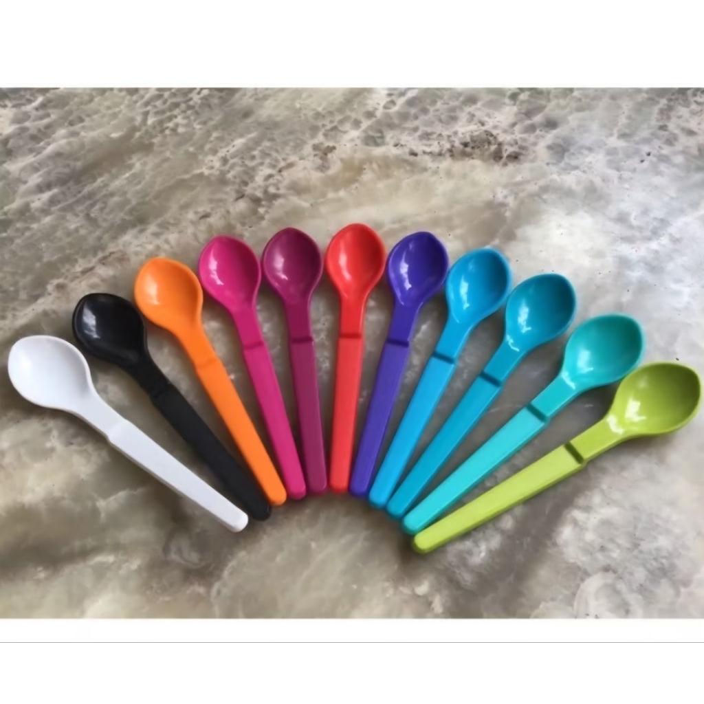 Tupperware Hang On Spoon 1Pc ECER sendok bayi anak mpasi kecil baby sendok gantung gelas murah promo
