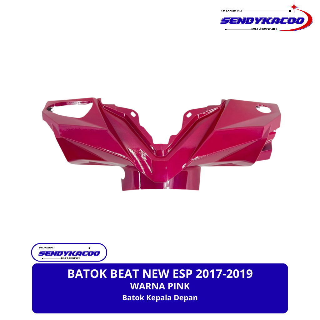 Batok Kepala Depan Beat New Esp 2016 2017 2018 warna Pink / Batok Beat esp