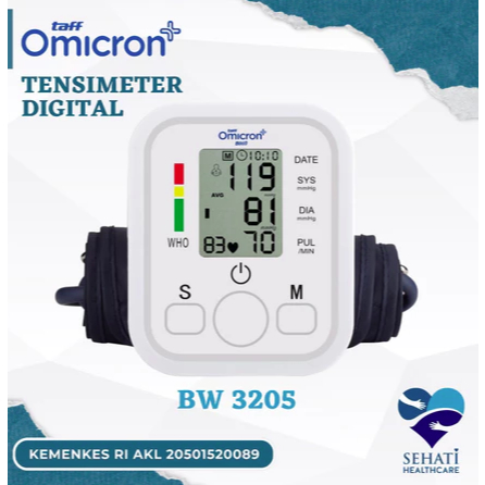 Taff Omicron BW-3205 Tensimeter Akurat Indonesia